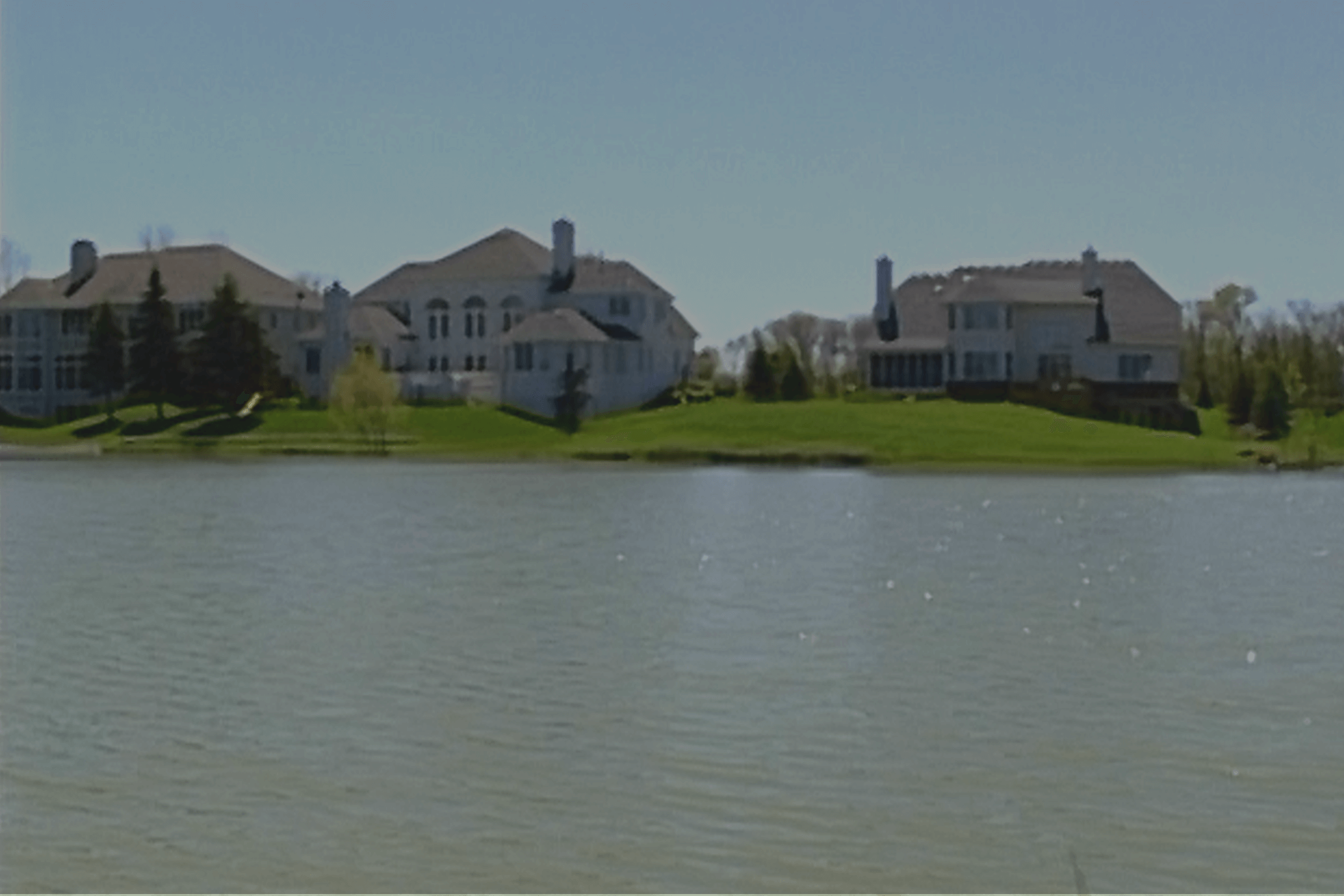 Waterfront homes on the Maumme River in Perrysburg Ohio.