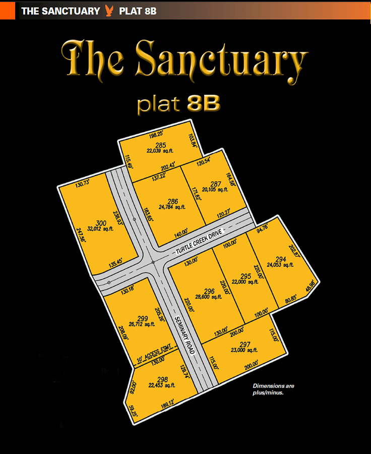 Sanctuary plat 8B lots for new home construction. One of the new home communities within The Sanctuary, extra large land for sale for homesites in Perrysburg, Ohio